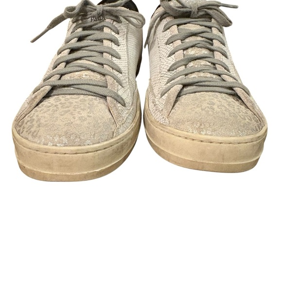P448 John Sneakers with embossed cheetah and snake print size 40 - Picture 6 of 11